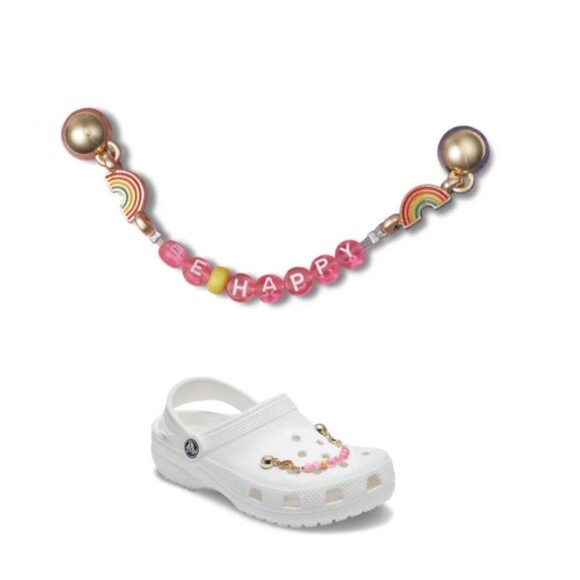 CROCS Accessories - CROCS Jibbitz [ Be Happy Chain ] Genuine Crocs Brand New